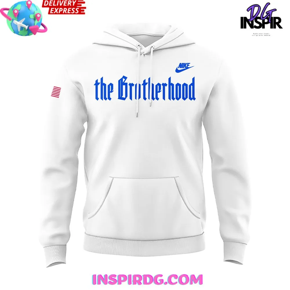 -Duke Blue Planet The Brotherhood 2024 White Hoodie