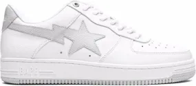 A BATHING APE x Jjjjound Bape Sta White Grey sneakers