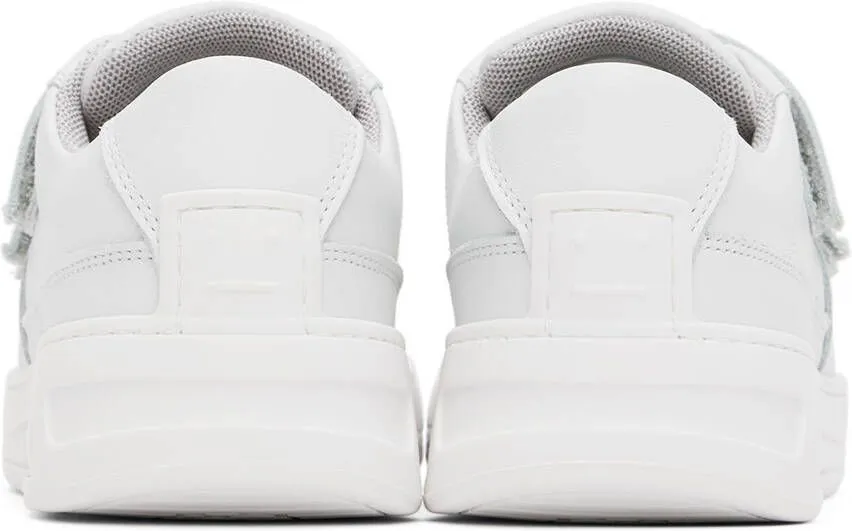 Acne Studios Kids White Leather Sneakers