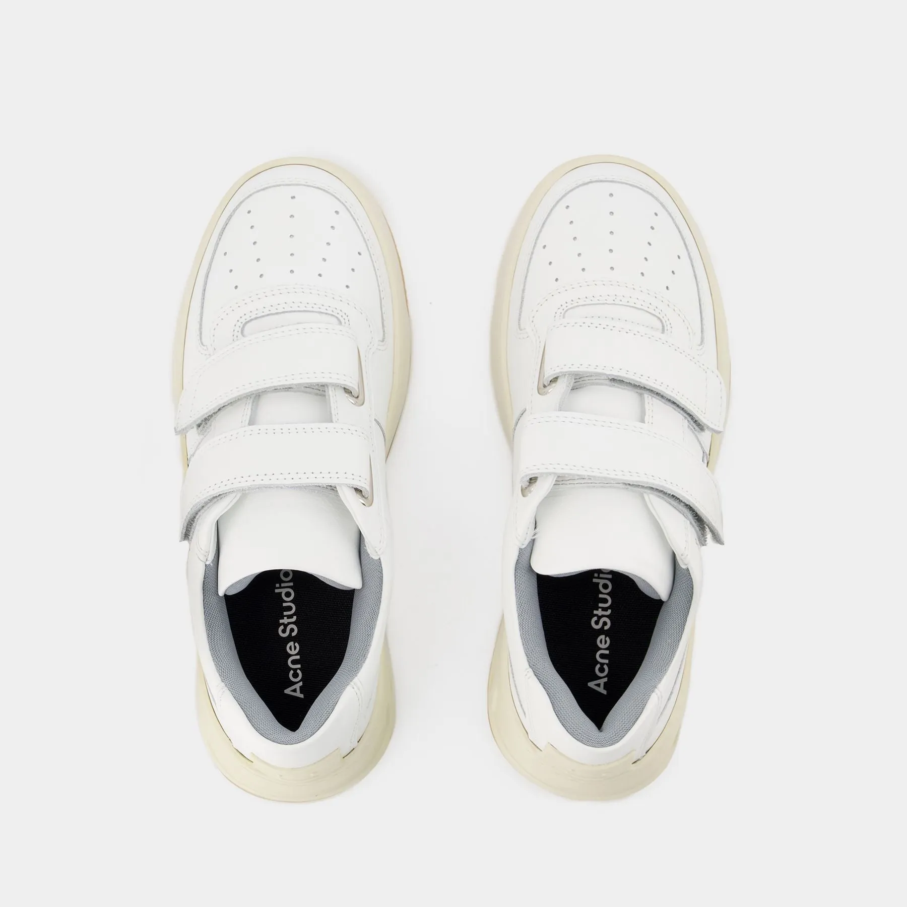 Acne Studios  Steffey Friend Sneakers - Acne Studios - White - Leather