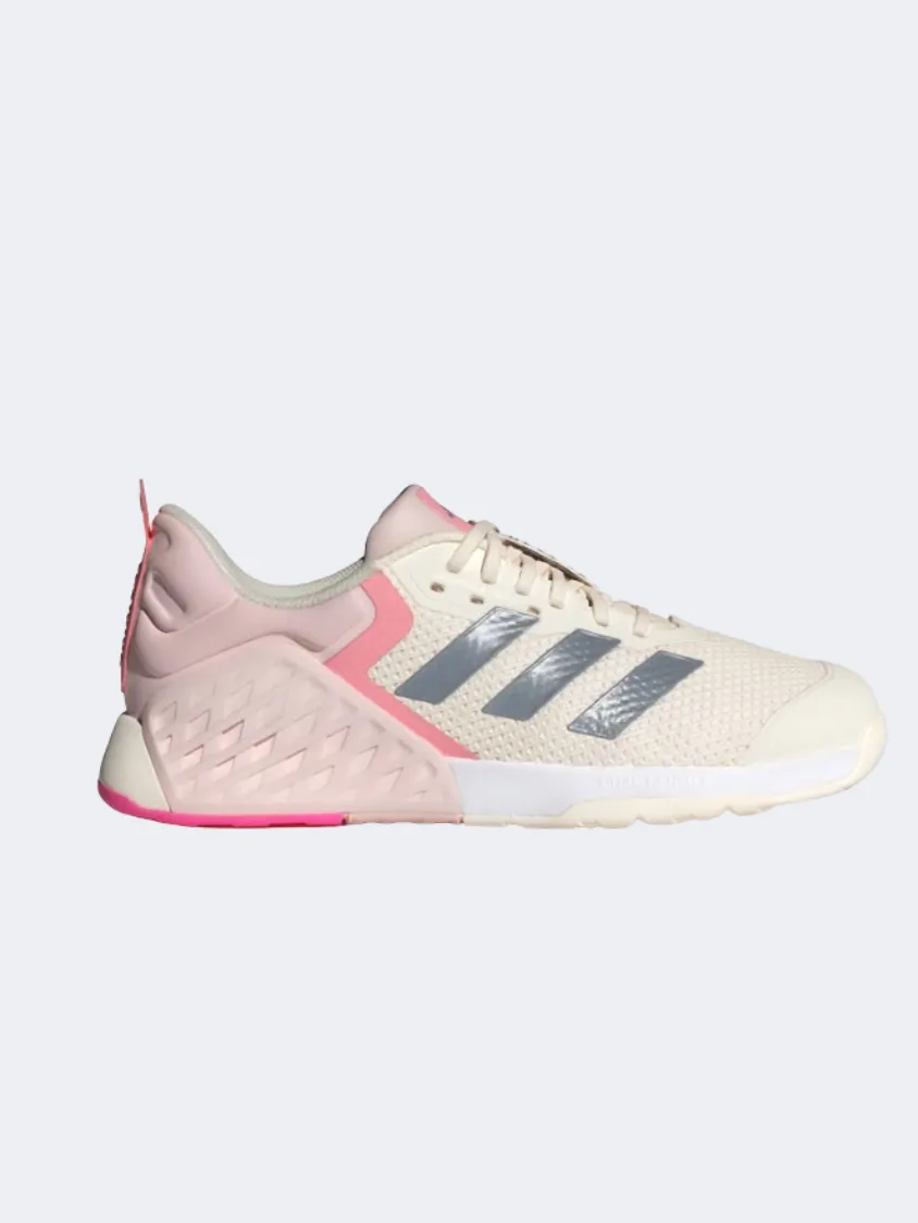 Adidas Dropset 3 Trainer Women Training Shoes White/Iron/Pink