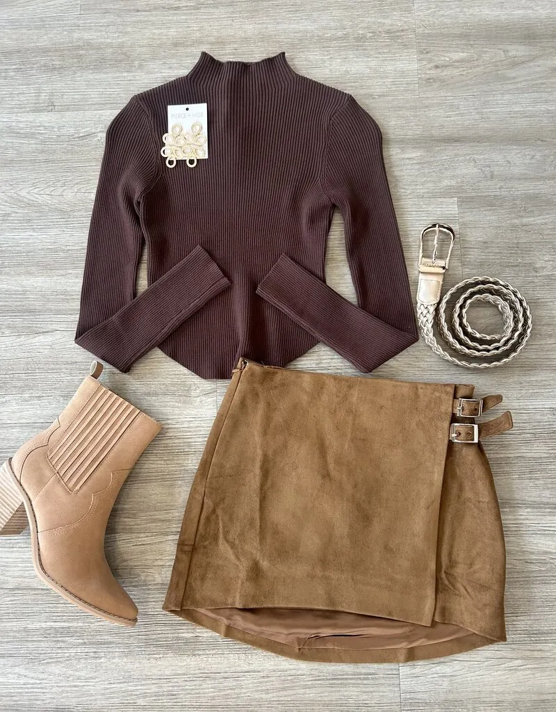 Adler Suede Skirt