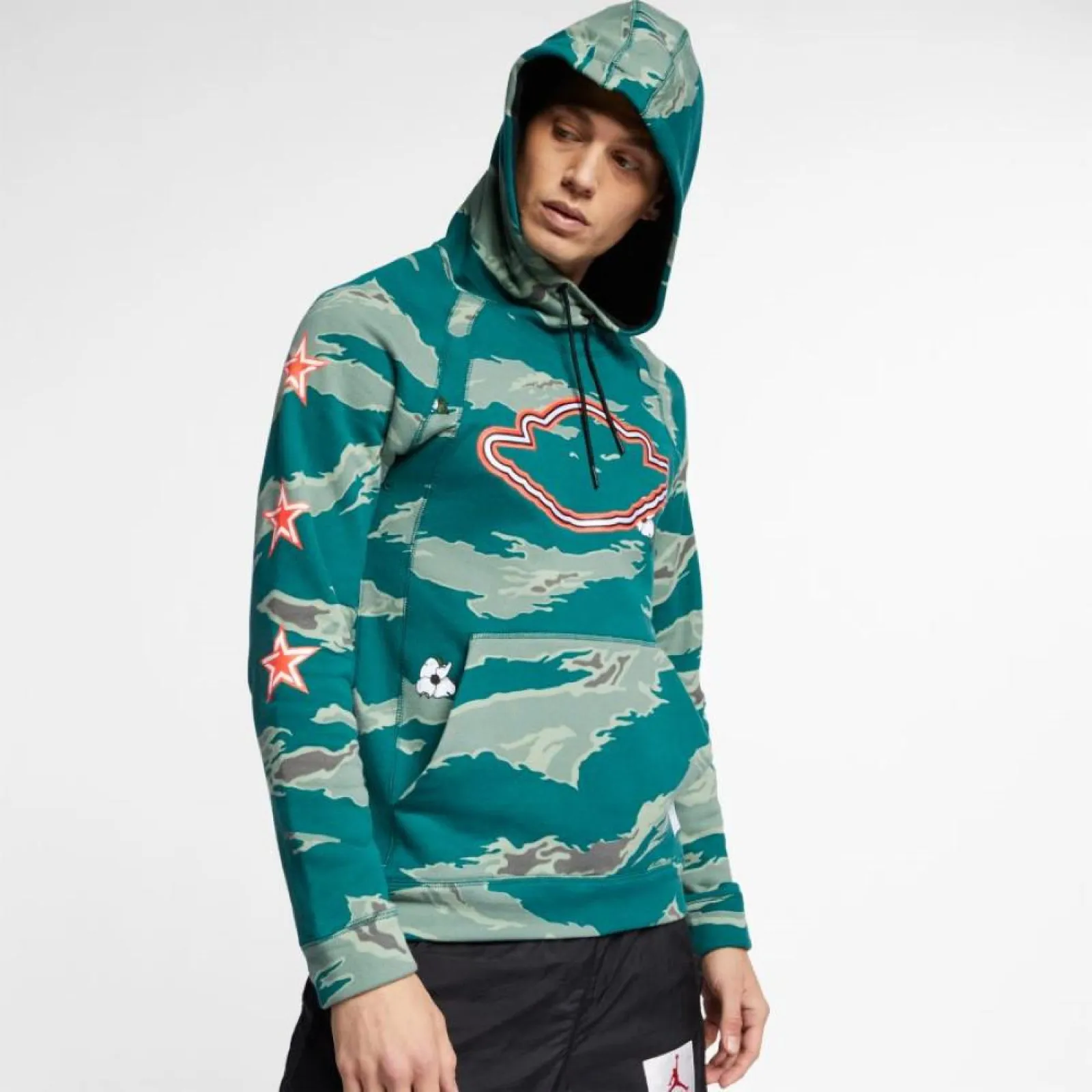 Air Jordan City Of Flight Fleece Hoodie ''Green Camo''