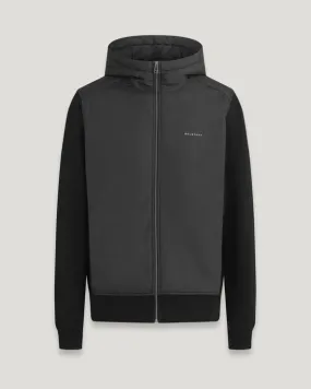 alloy zip through hoodie