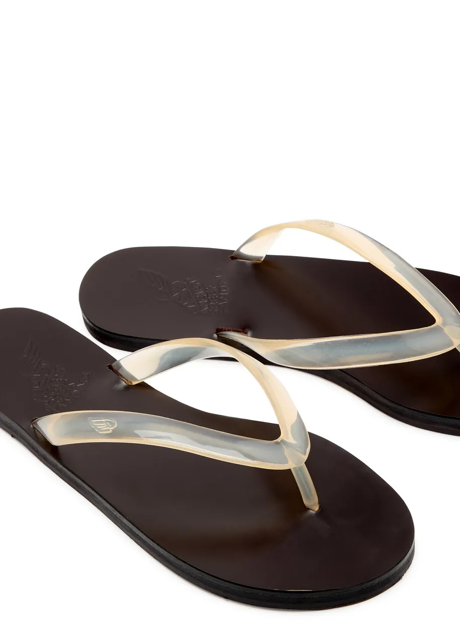 ANCIENT GREEK SANDALS Saionara Jelly rubber flip flops -                         -                     -                