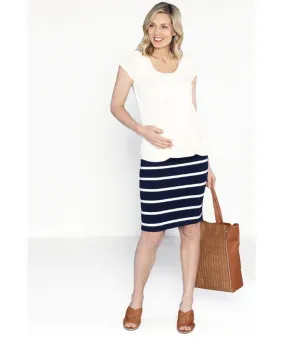 Angel Nautical Maternity Skirt