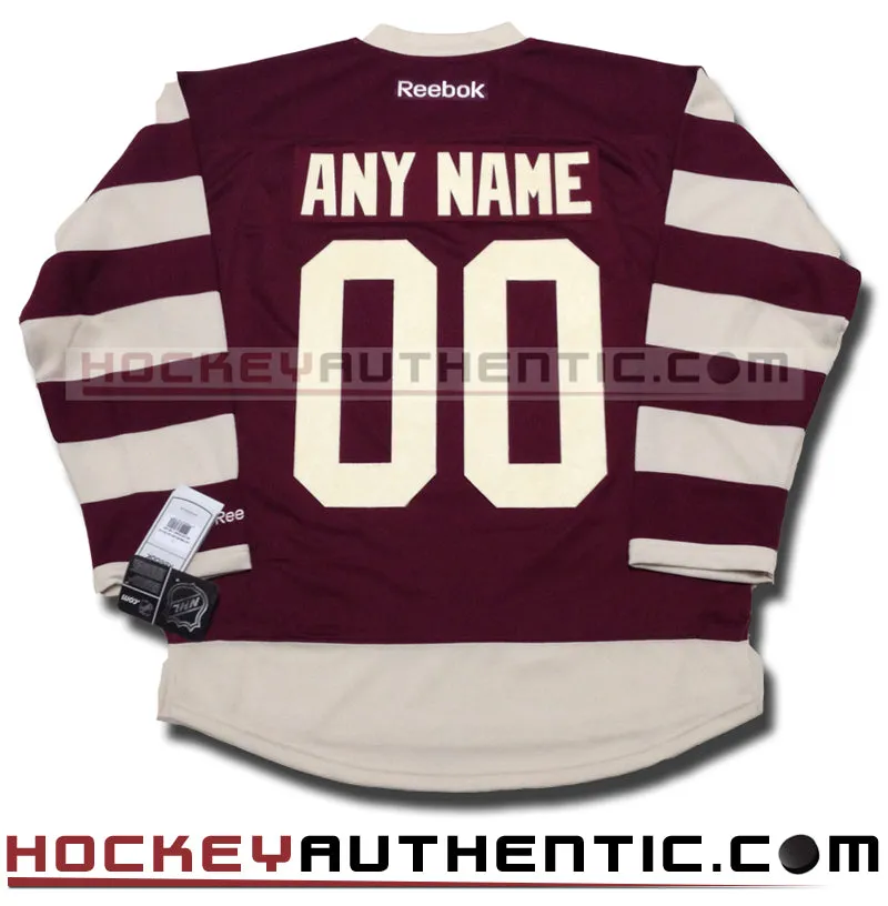 ANY NAME AND NUMBER VANCOUVER MILLIONAIRES PREMIER REEBOK NHL JERSEY