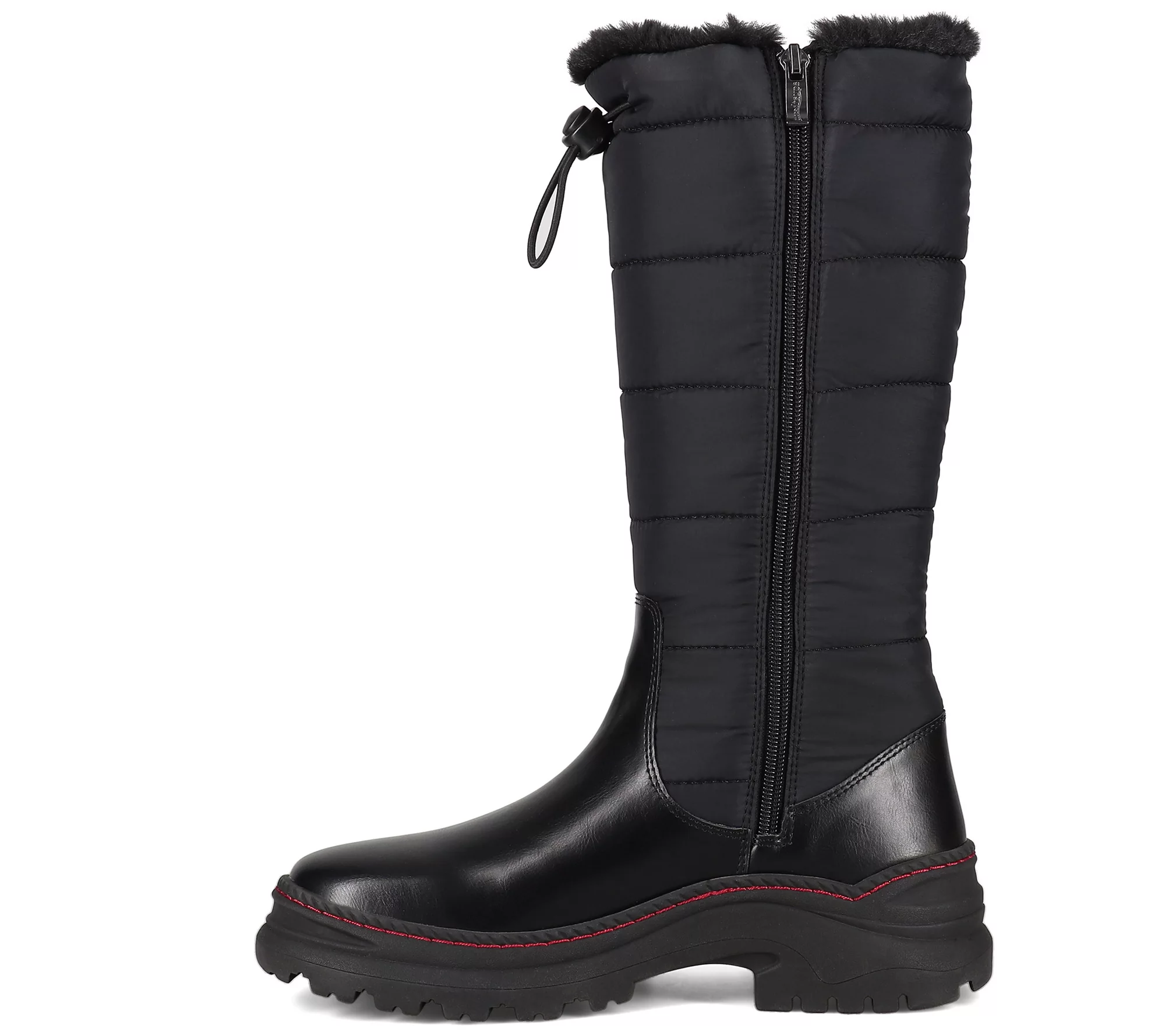 Aquatherm Canada Black Red Winter Boot-Adie