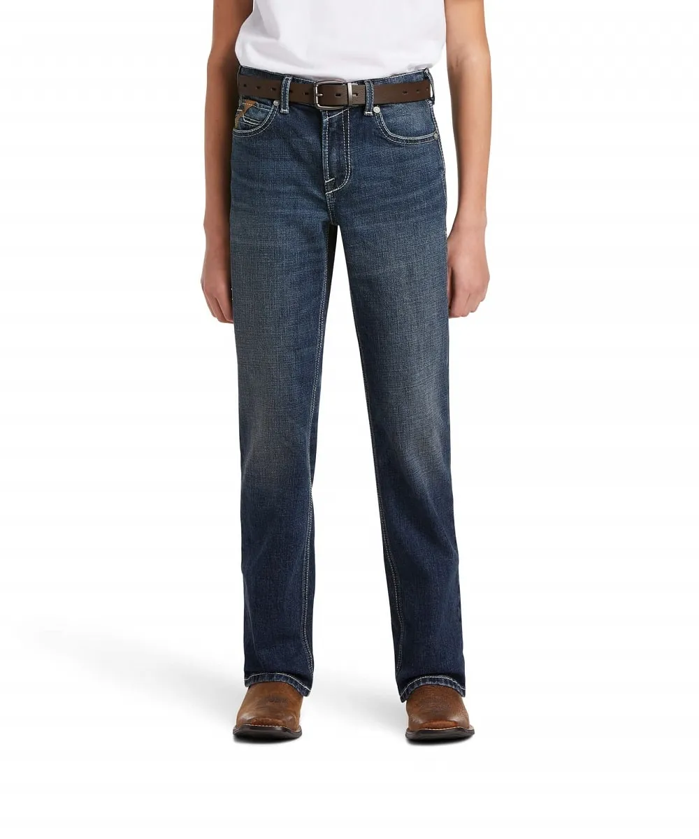 Ariat Boys' B4 Augustus Boot Cut Jean