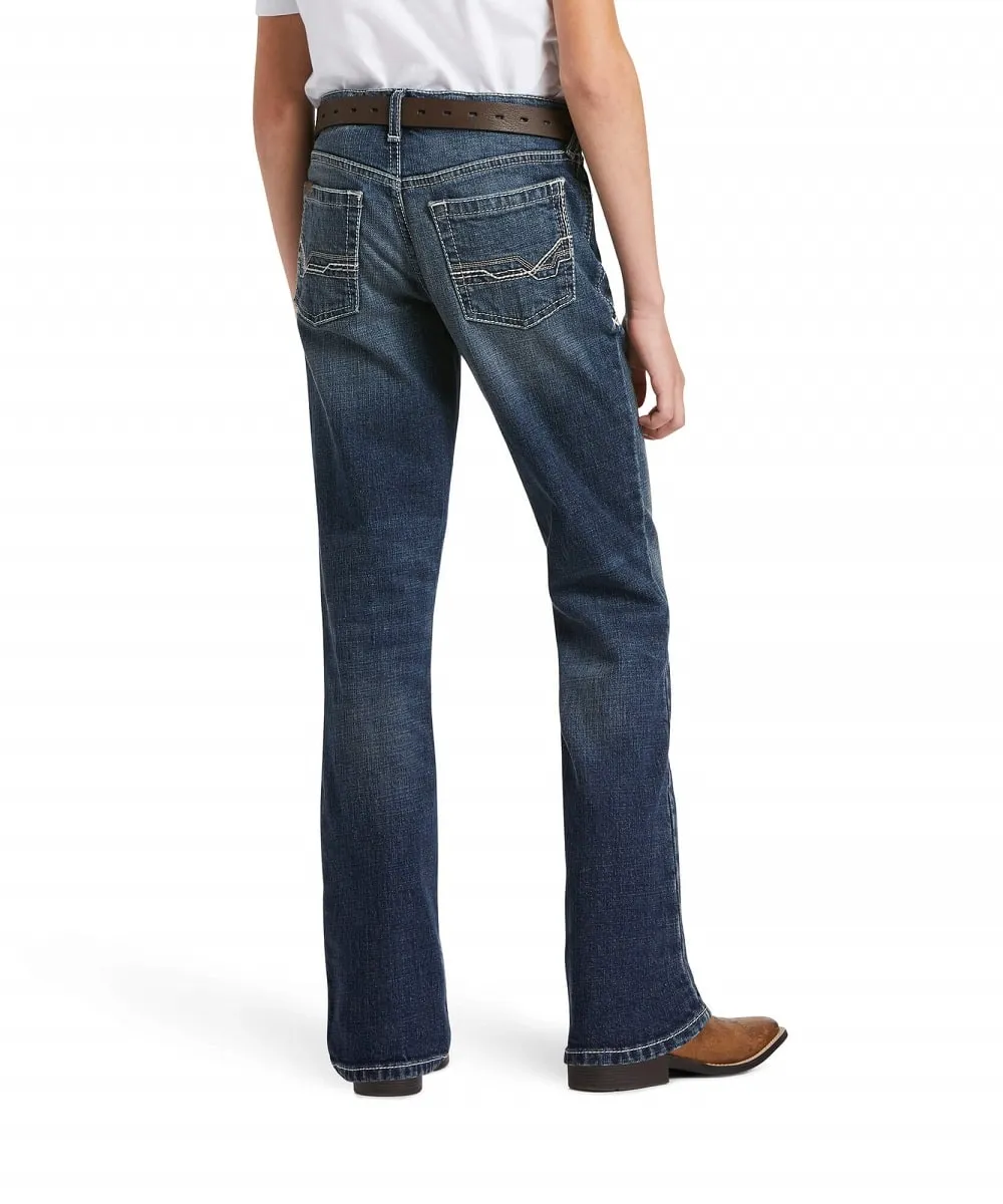 Ariat Boys' B4 Augustus Boot Cut Jean