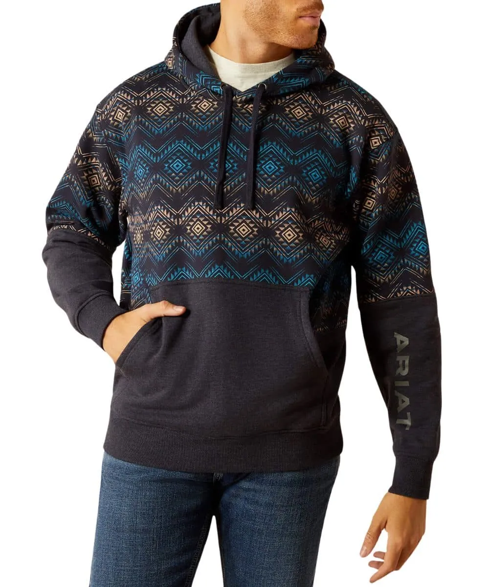 Ariat Men's Color Block Hoodie