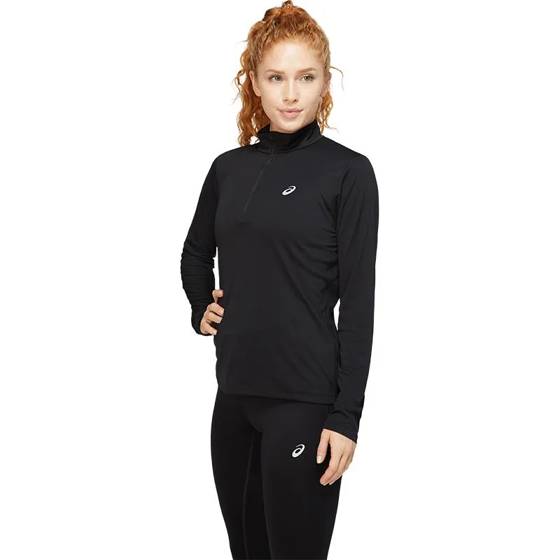 ASICS Women's Core Half Zip Top Performance Black