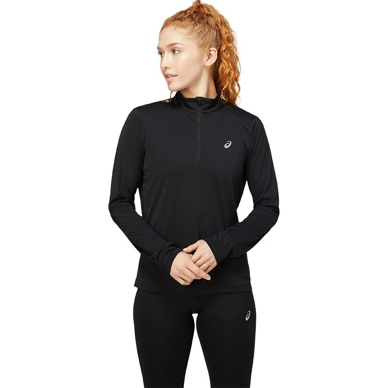 ASICS Women's Core Half Zip Top Performance Black