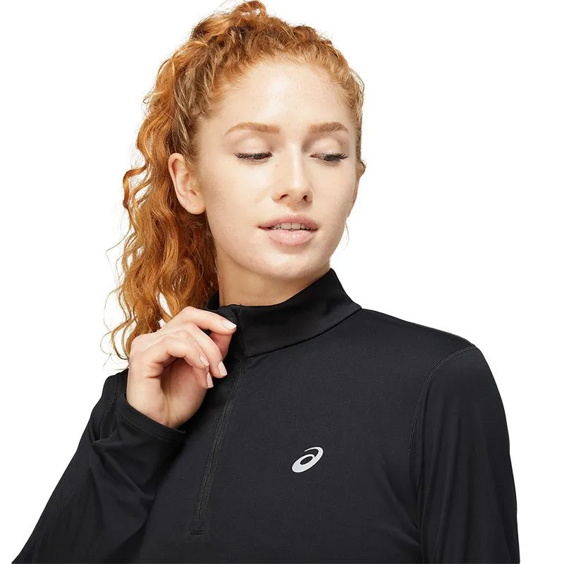 ASICS Women's Core Half Zip Top Performance Black