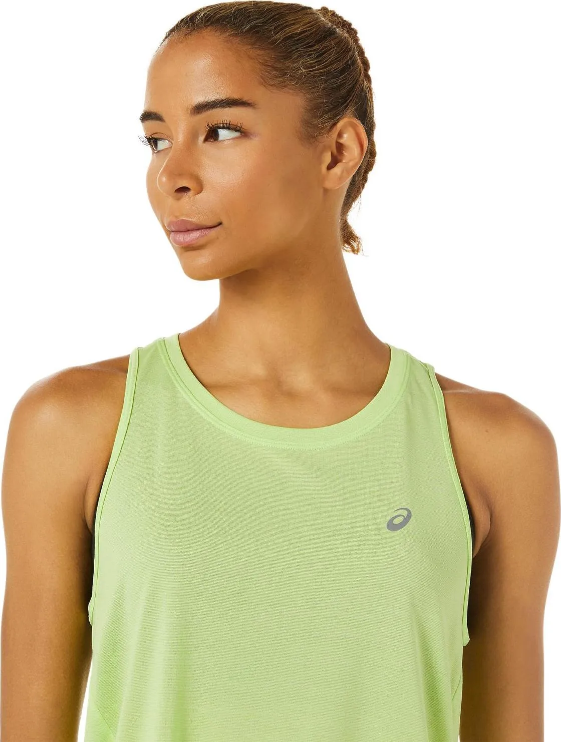 Asics Women's Race Tank Lime Green | Buy Asics Women's Race Tank Lime Green here | Outnorth