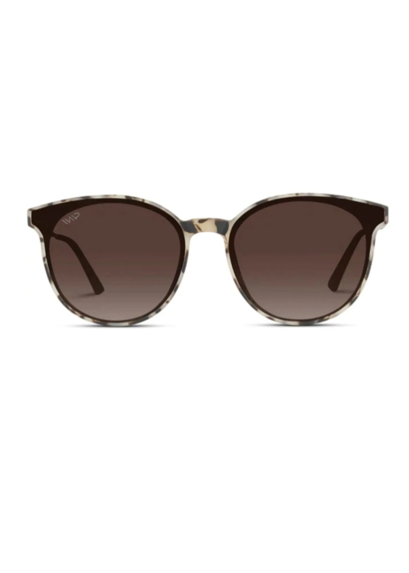 Aubrie Polarized Beige Sunglasses