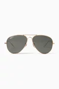 Aviator Sunglasses in Metal