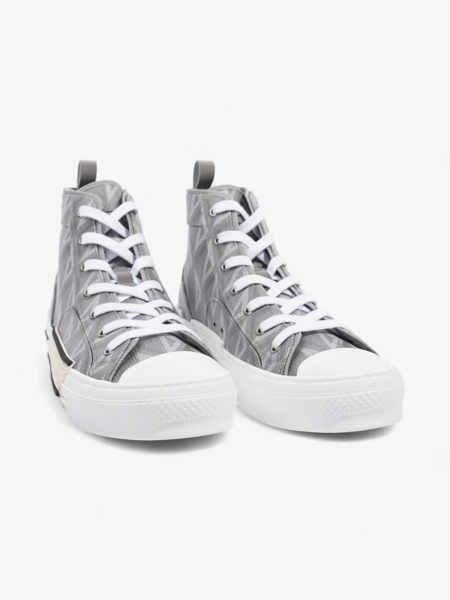 B23 CD Diamond Sneakers Grey / White Canvas EU 44 UK 10