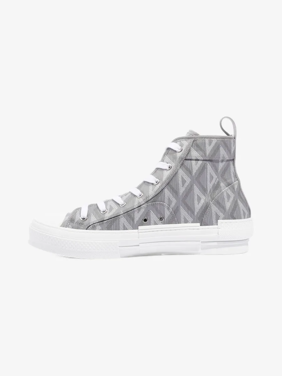 B23 CD Diamond Sneakers Grey / White Canvas EU 44 UK 10