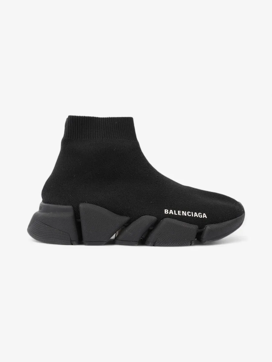 Balenciaga Speed 2.0 Sneakers Black Knit EU 37 UK 4