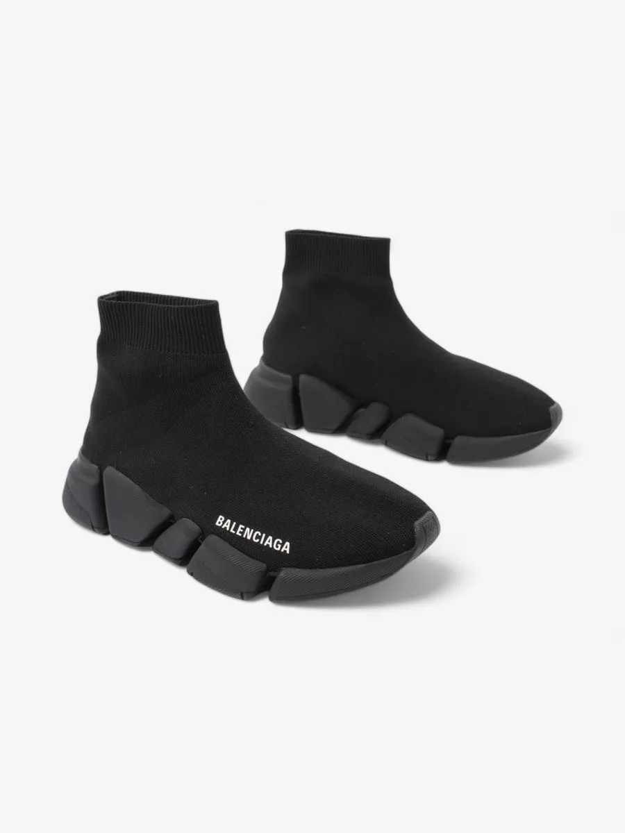 Balenciaga Speed 2.0 Sneakers Black Knit EU 37 UK 4