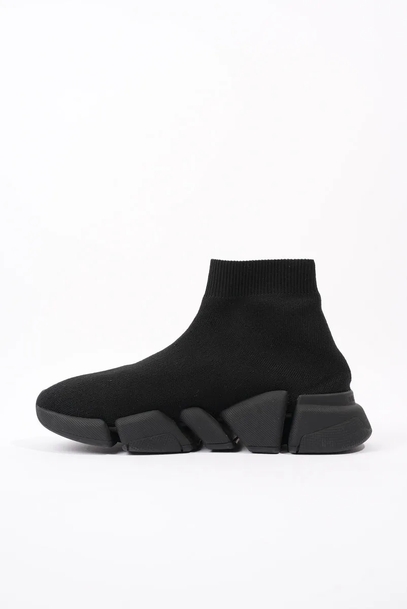 Balenciaga Speed 2.0 Sneakers Black Knit EU 37 UK 4