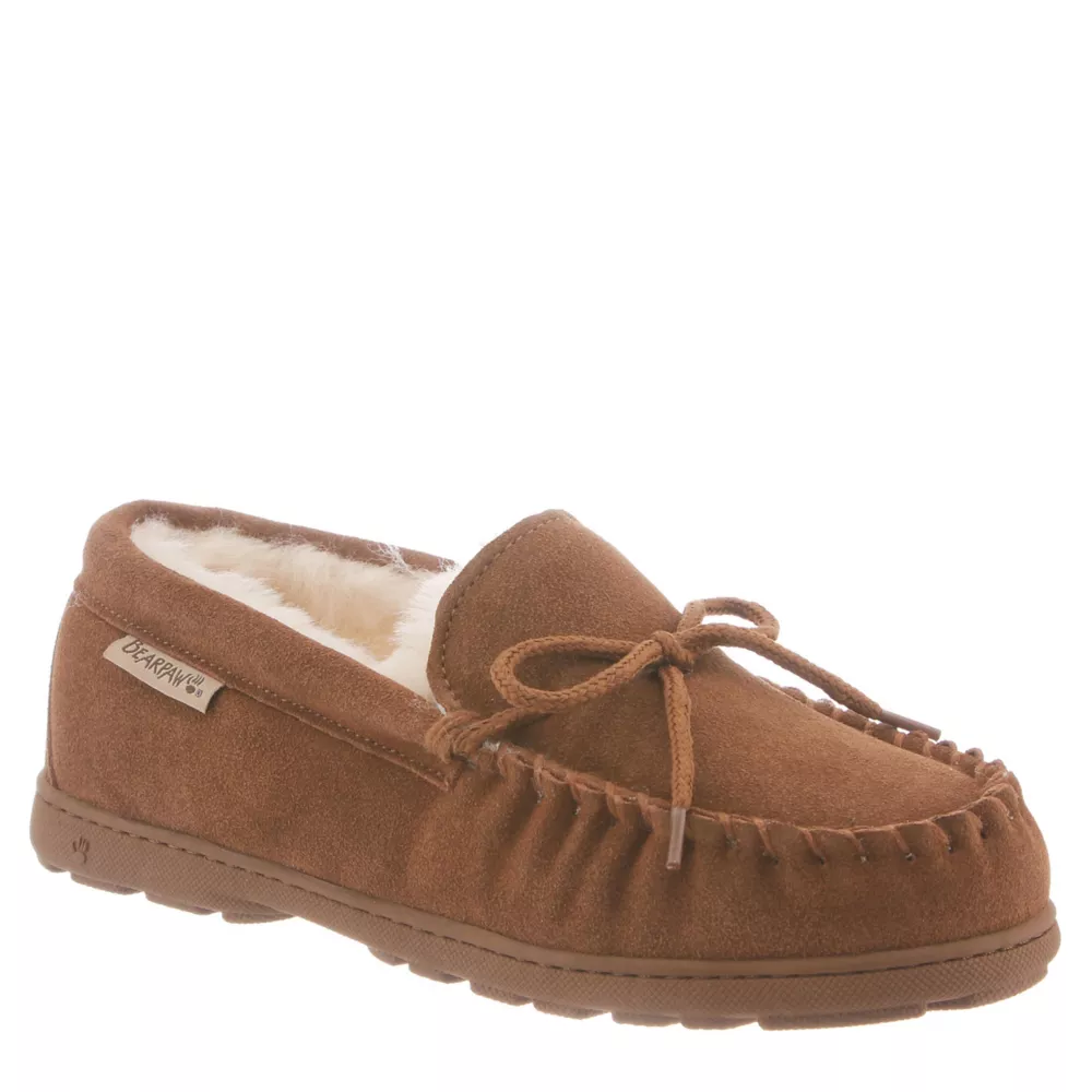 BEARPAW  WOMENS MINDY WIDE SLIPPER