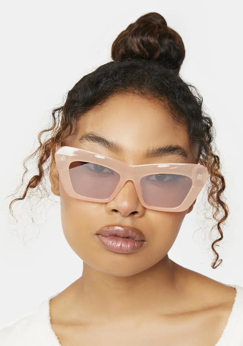 Bella Pink Mirrored Sunglasses-