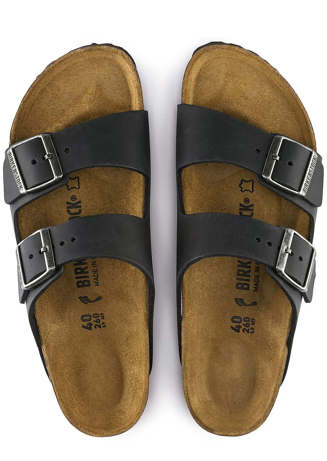 Birkenstock Unisex Arizona Narrow Oiled Soft Footbed Sandals