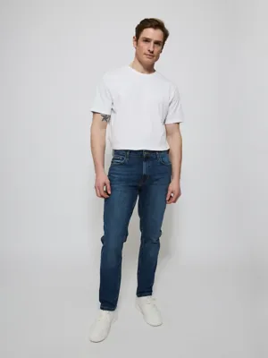 Black Slim Fit Jeans With Stretch | Men | George at ASDA