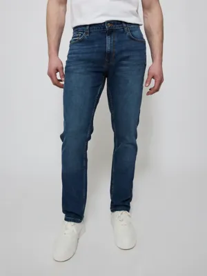 Black Slim Fit Jeans With Stretch | Men | George at ASDA