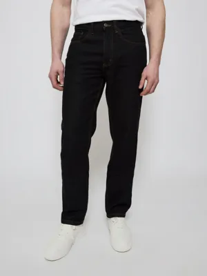 Black Straight Fit Jeans 2 Pack | Men | George at ASDA