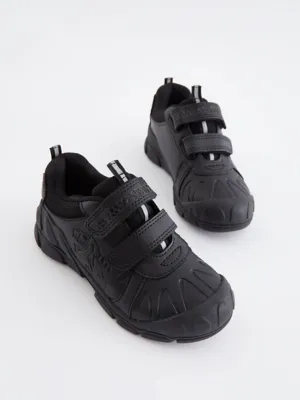 Black Two Strap Dinosaur Trainers | School | George at ASDA