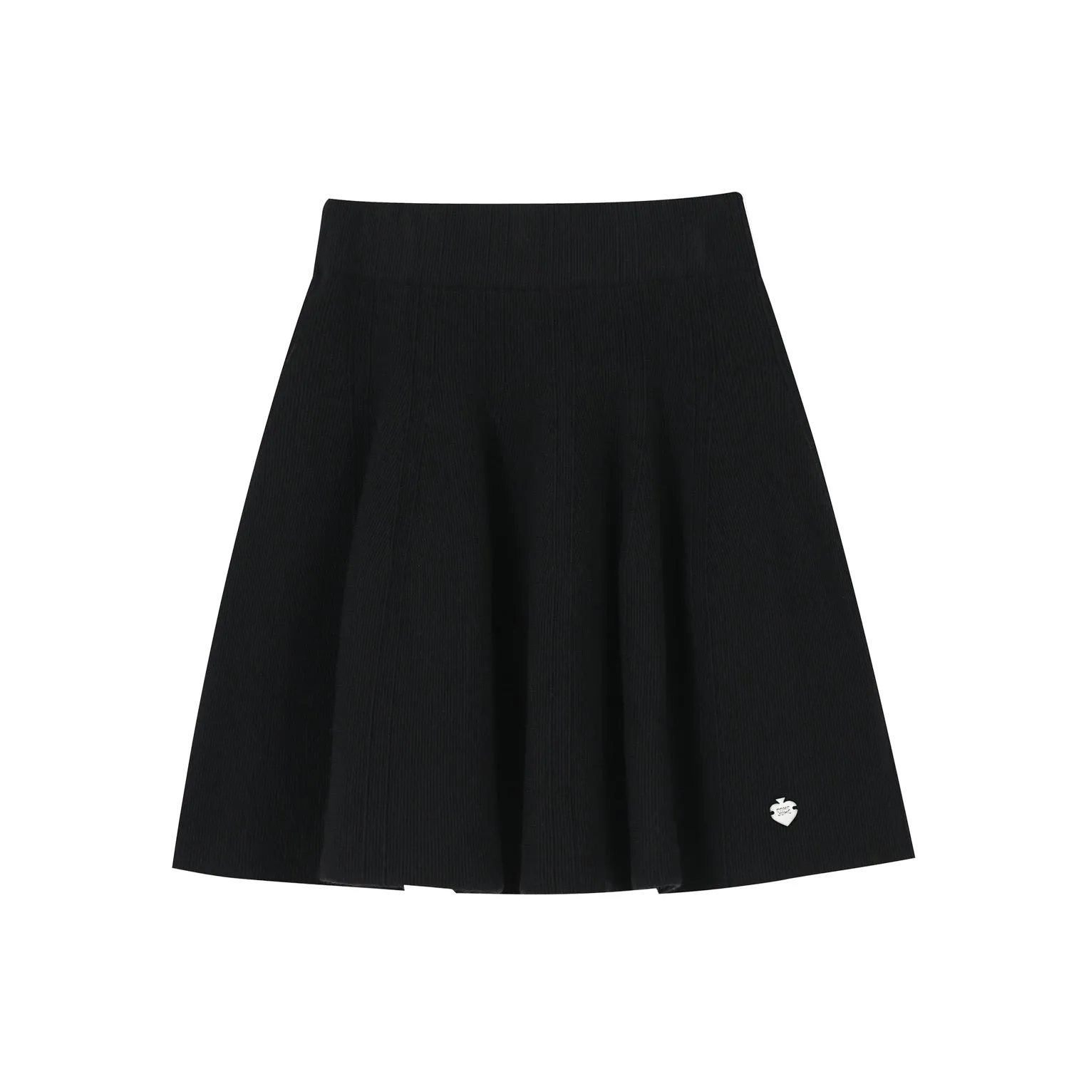 Black Umbrella Shape Skirt-