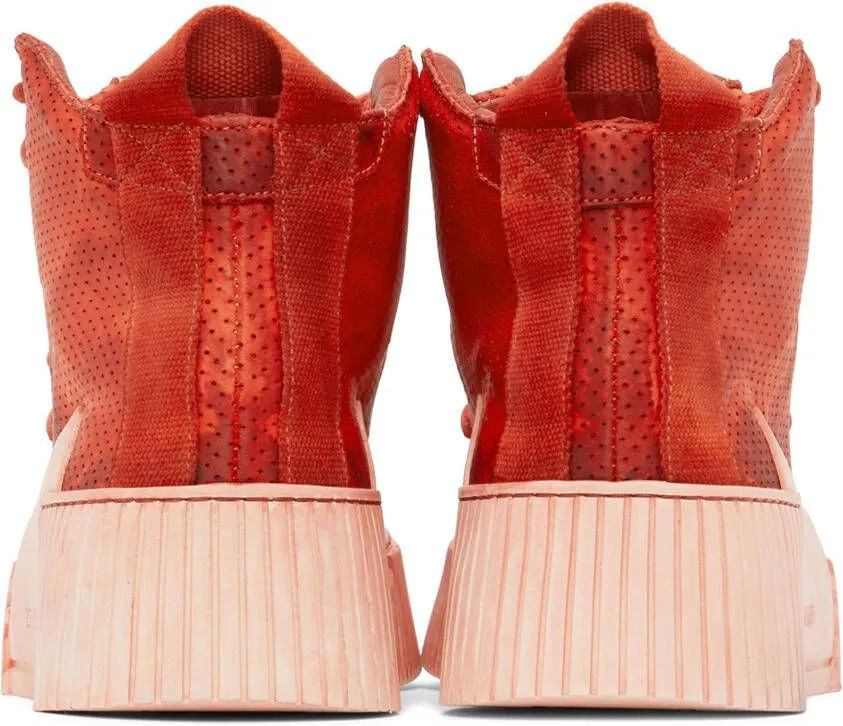 Boris Bidjan Saberi SSENSE Exclusive Red Bamba 1.1 Sneakers