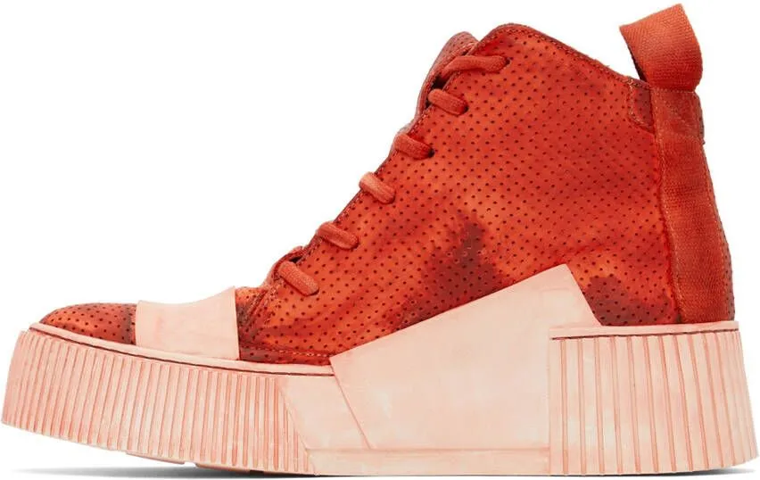 Boris Bidjan Saberi SSENSE Exclusive Red Bamba 1.1 Sneakers