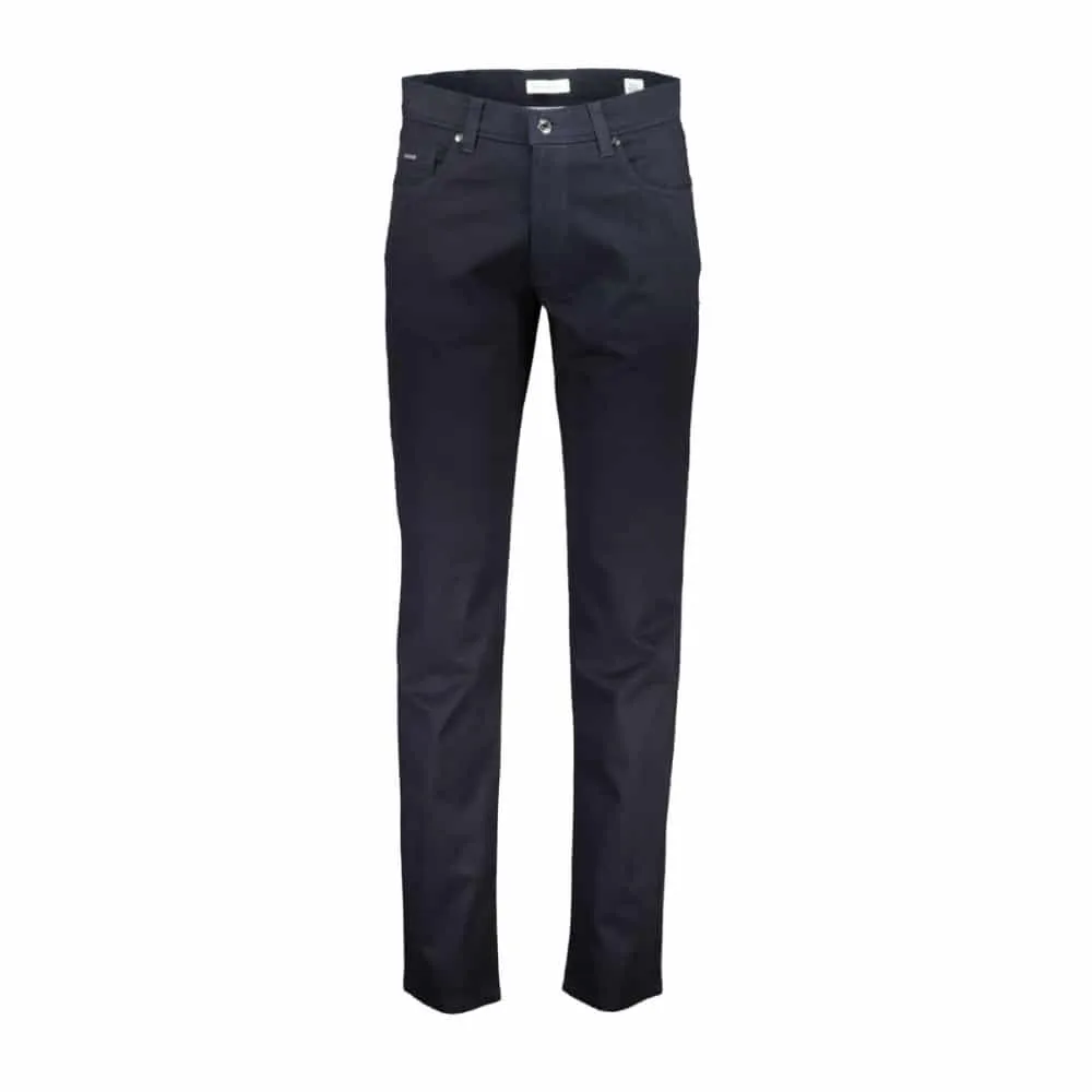 BUGATTI Five Pocket Constant Colour Navy Stretch Jeans | Menswear Online