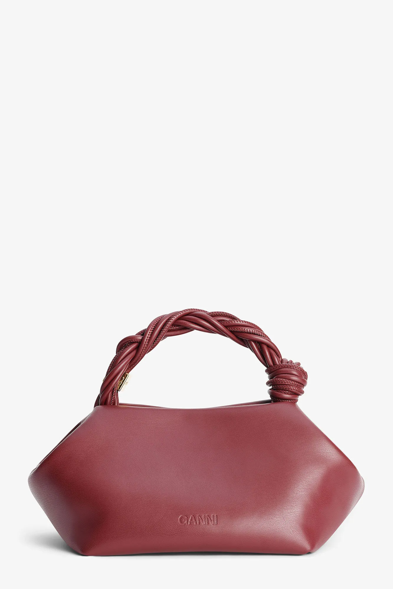 Burgundy Small GANNI Bou Bag