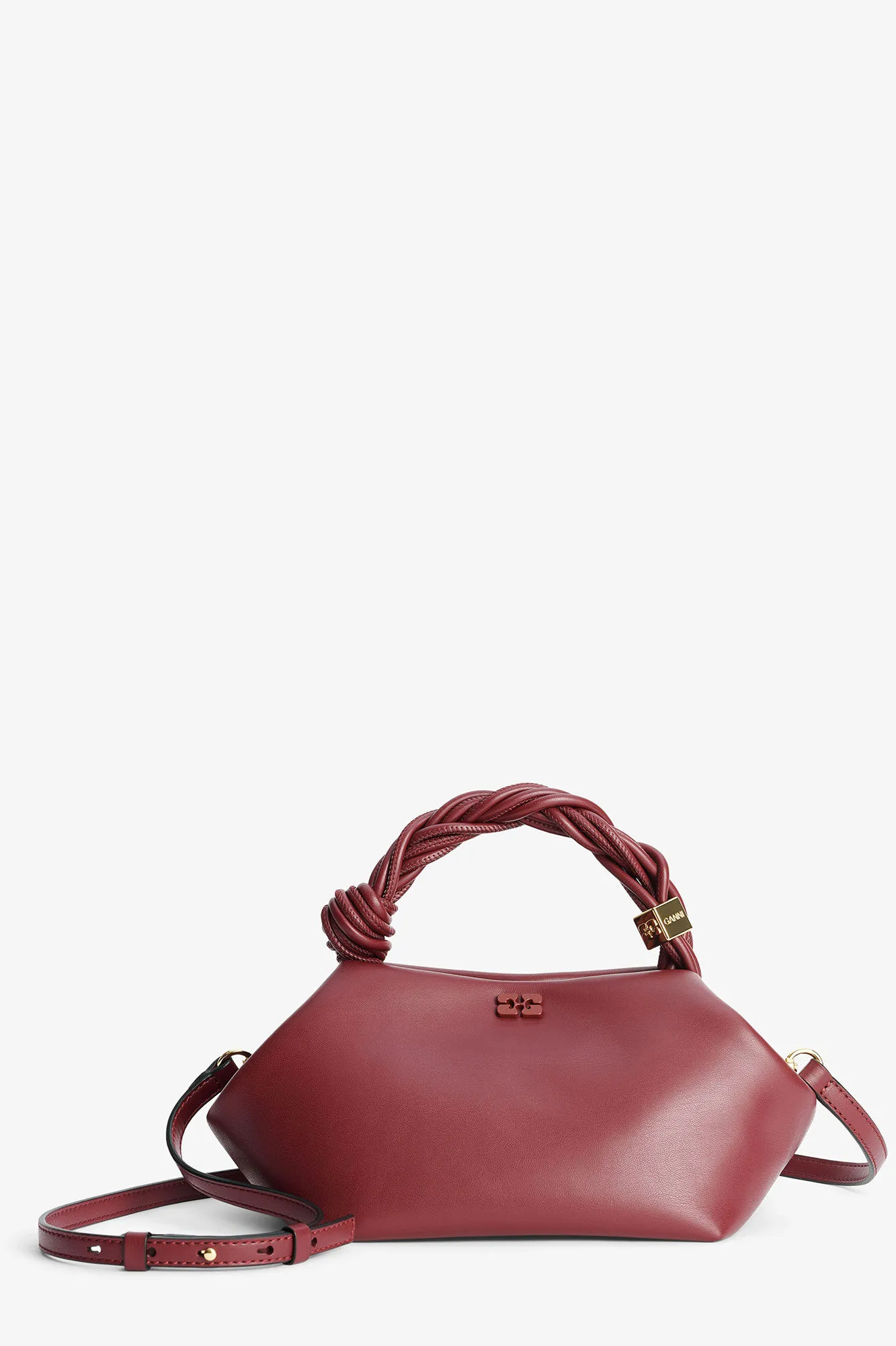 Burgundy Small GANNI Bou Bag