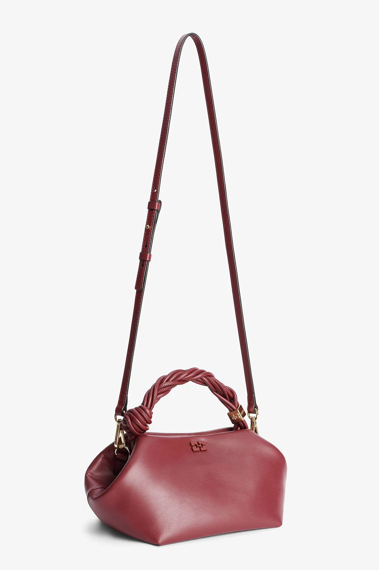 Burgundy Small GANNI Bou Bag