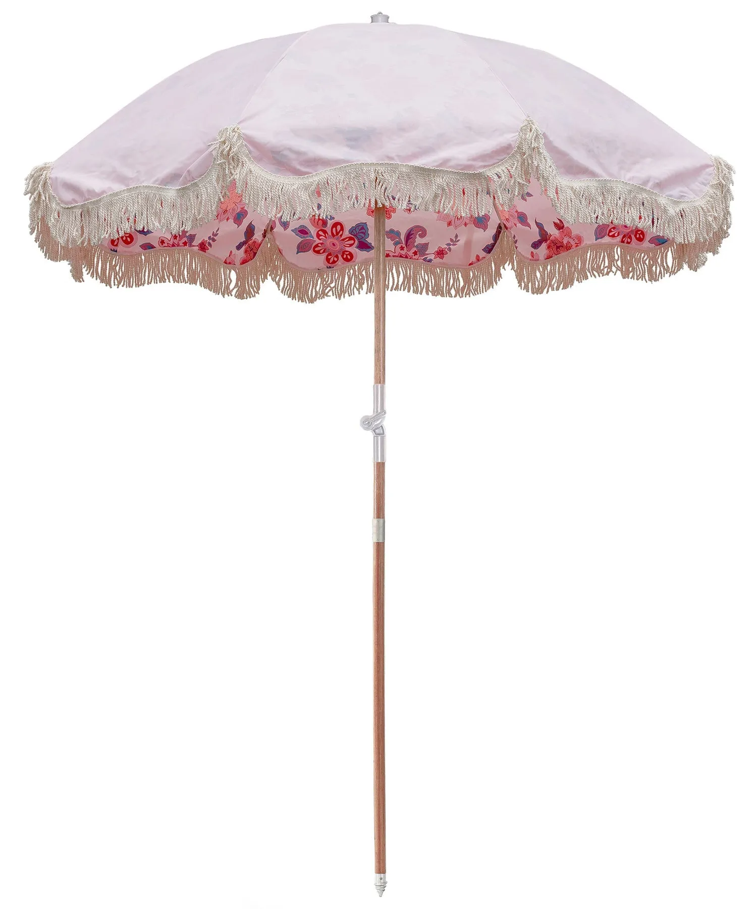 Business & Pleasure - Premium Beach Umbrella - Pink Paisley