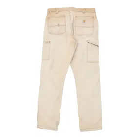 Carhartt Trousers - 34W 34L Beige Cotton