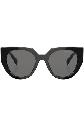 Cat-Eye Geometric-Temple Sunglasses