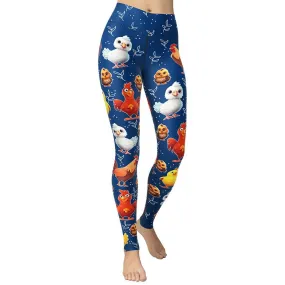 Chicken Yoga Leggings