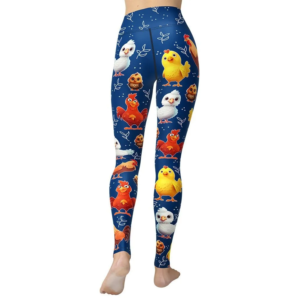 Chicken Yoga Leggings