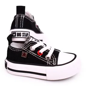 Children's Classic Low Sneakers Big Star HH374194 Black