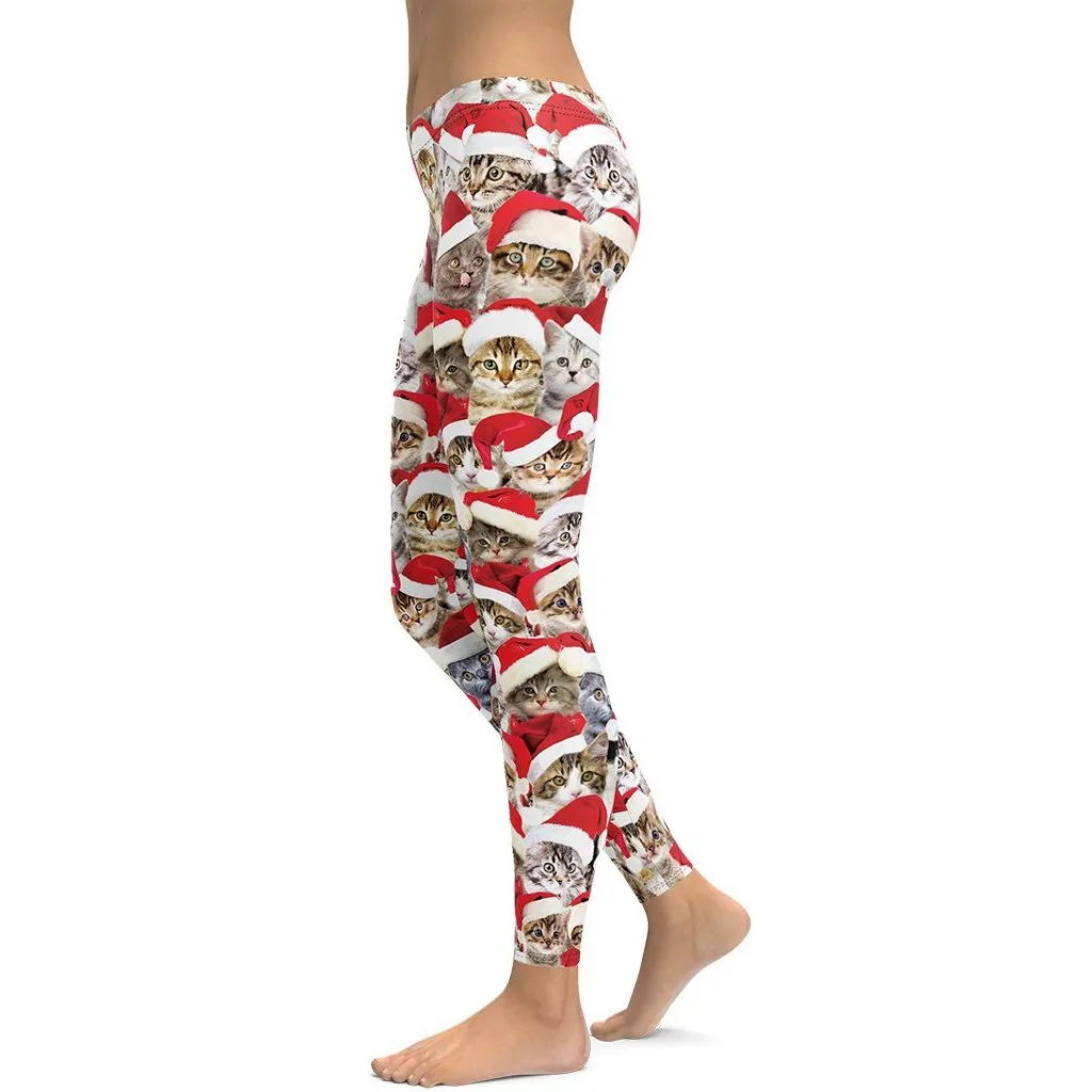 Christmas Cat Leggings