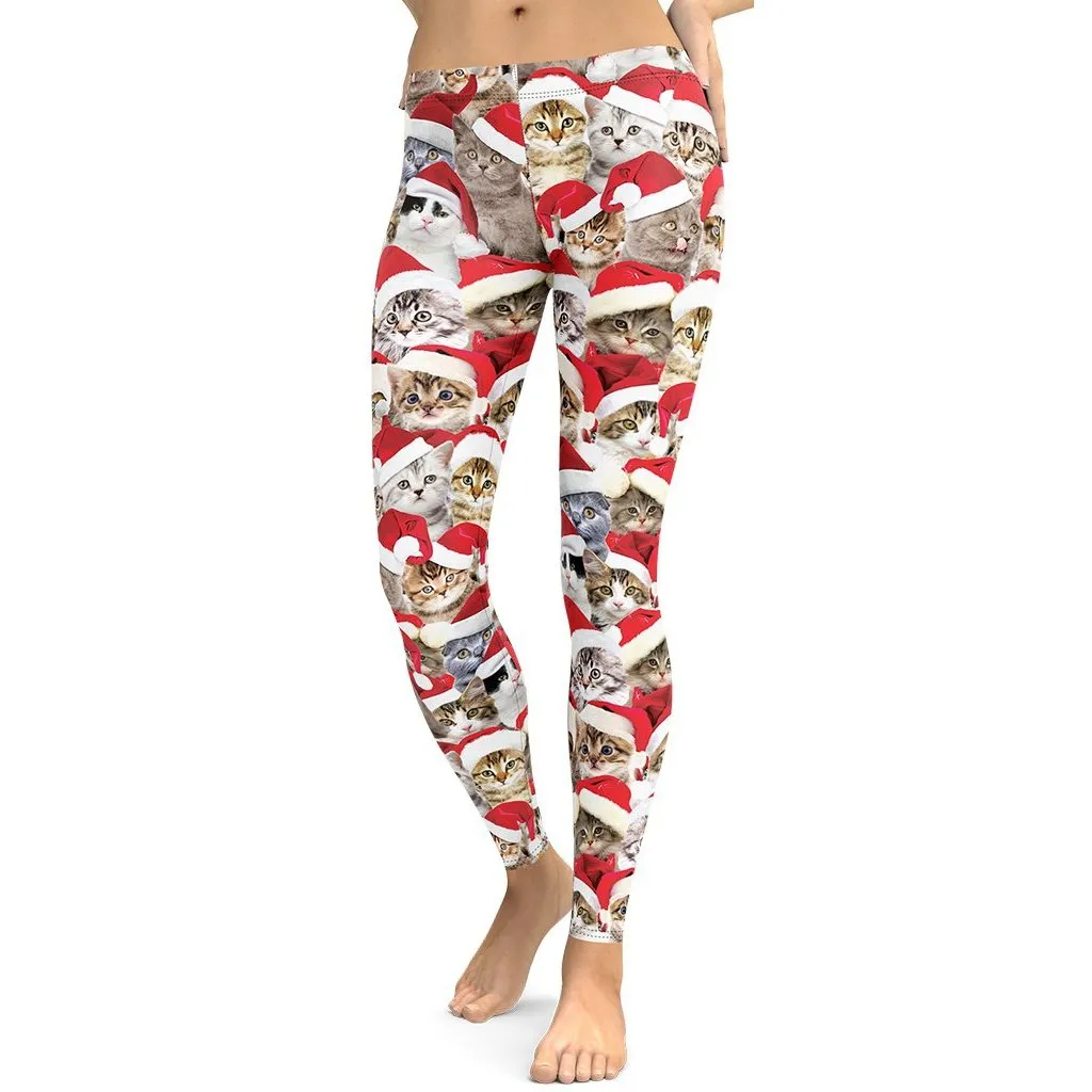 Christmas Cat Leggings