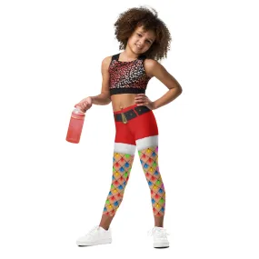 Christmas Lights Shorts Kid's Leggings