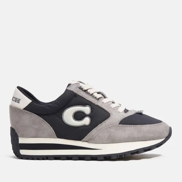 Coach Shell and Suede Running Style Trainers